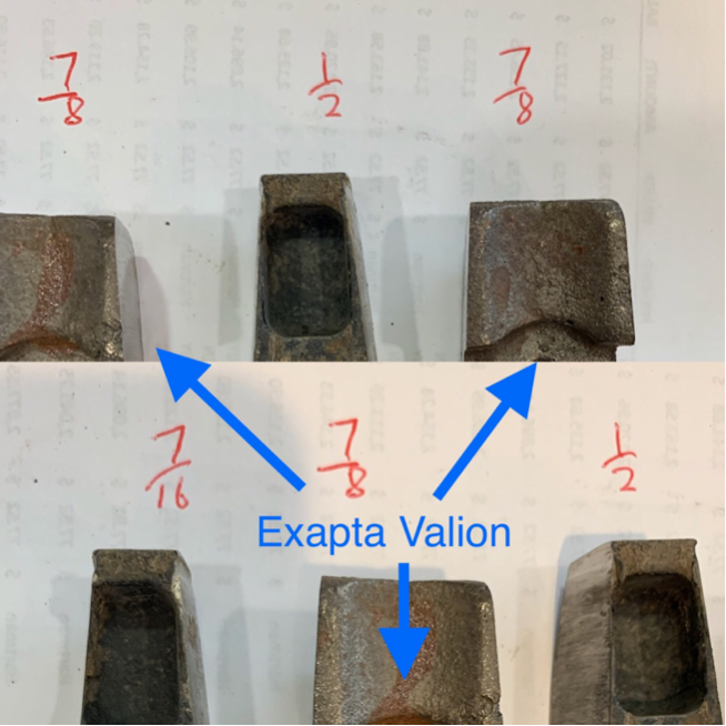 Comparison of Valions versus OEM Seed Tube Guards.